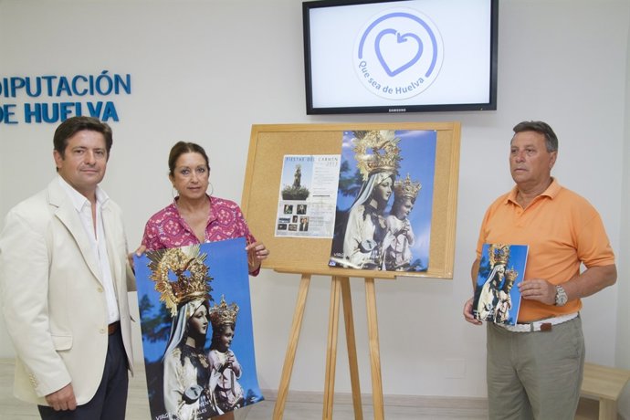Presentación de las Fiestas del Carmen en Punta Umbría (Huelva).