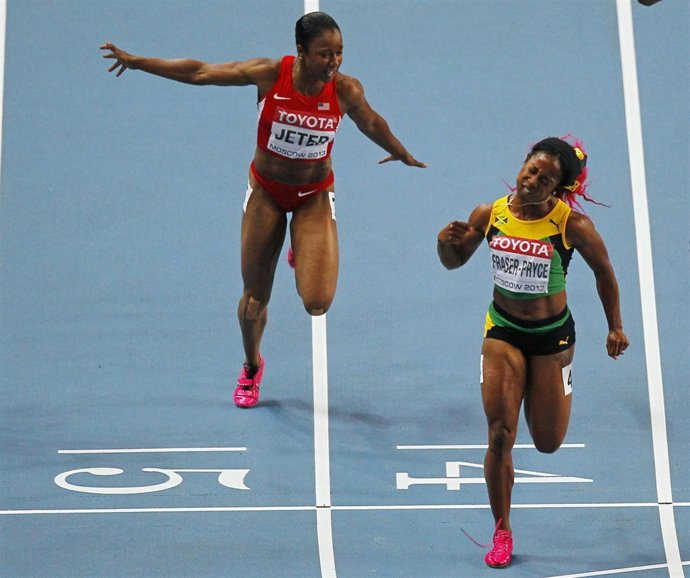 Shelley-Ann Fraser-Pryce gana los 100 metros en Moscú