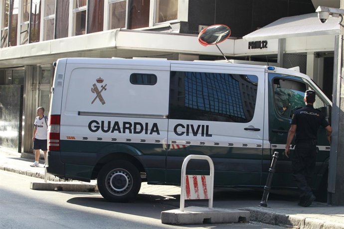 Bárcenas llega en furgón a la Audiencia Nacional