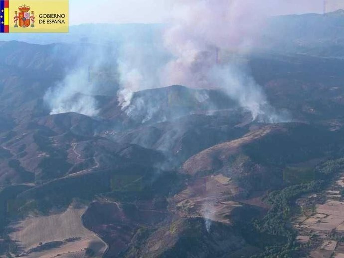 Incendio de Valdepeñas de la Sierra (Guadalajara)