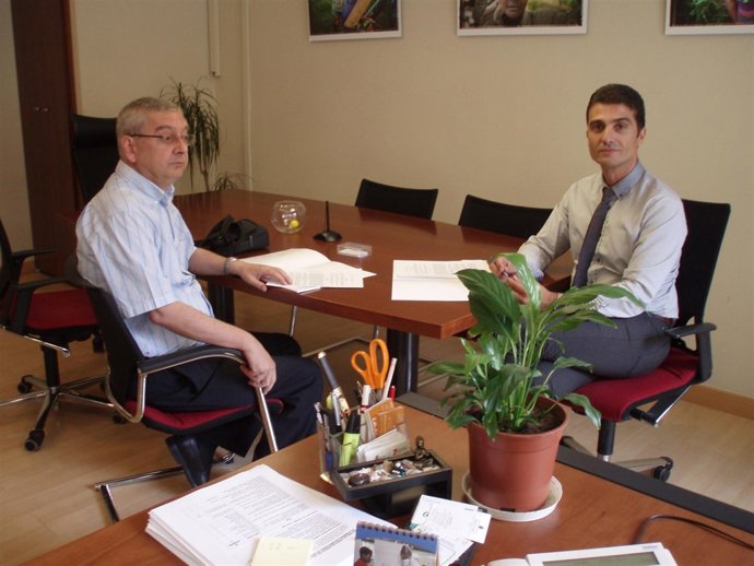 Ángel Iriarte y Mariano Oto.  