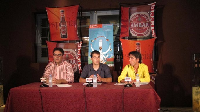 José Marco, Marcos Llanas y el presentador Alejandro Sierra