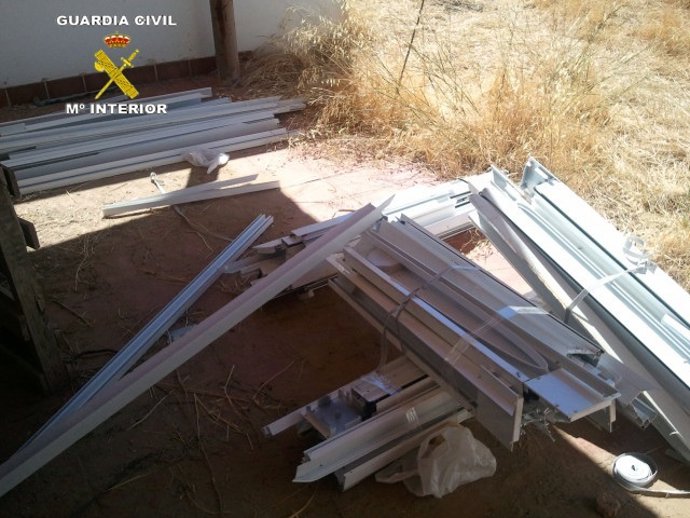 Ventanas de aluminio sustraídas