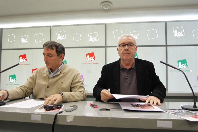 Cayo Lara y Enrique Santiago