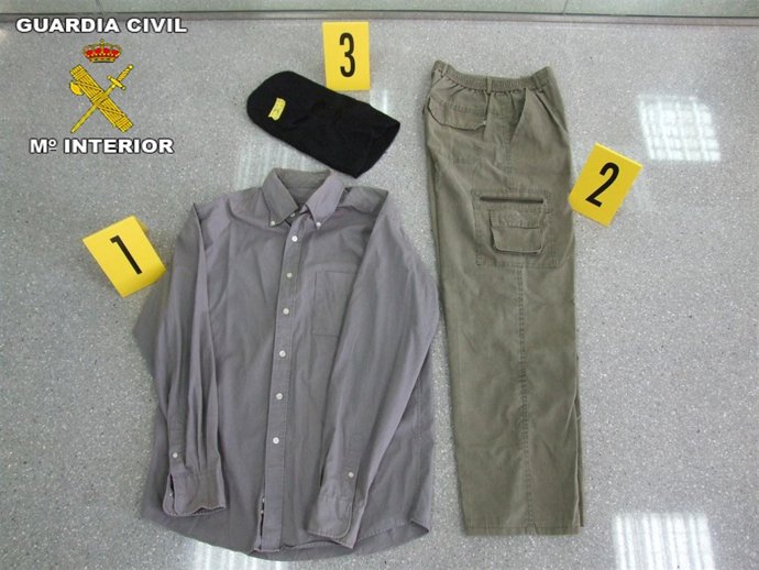 Objetos intervenidos por la Guardia Civil