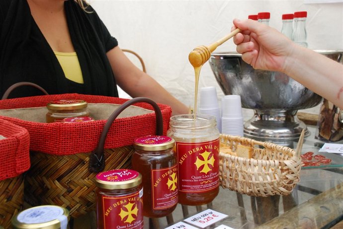 Feria de comerciantes en la Val d'Aran