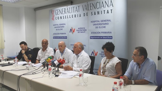 Balance de heridos durante la Nit de l'Albà de Elche