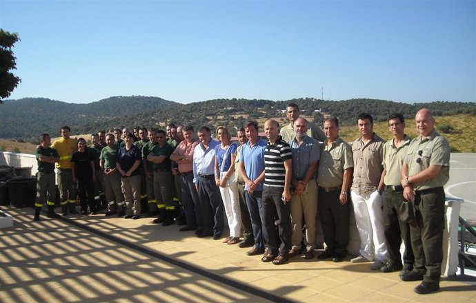 Visita de Francisco Zurera al Cedefo de Villaviciosa