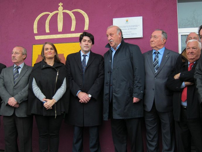 David Pérez Del Bosque Vicente Temprado inauguran en Alcorcón centro deportivo