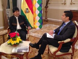 Evo Morales e Ismael Cala