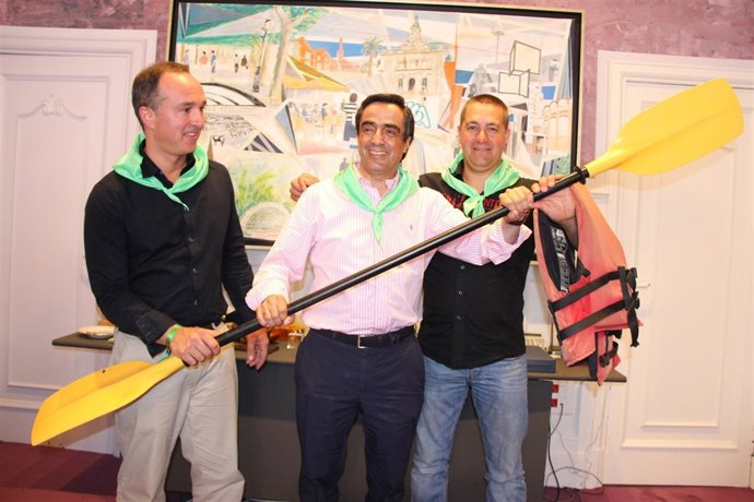 Presentación del segundo descenso por el río en fiestas patronales