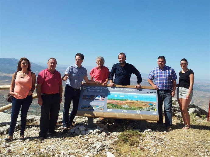 Manuel Morales en el mirador de Jabalcón