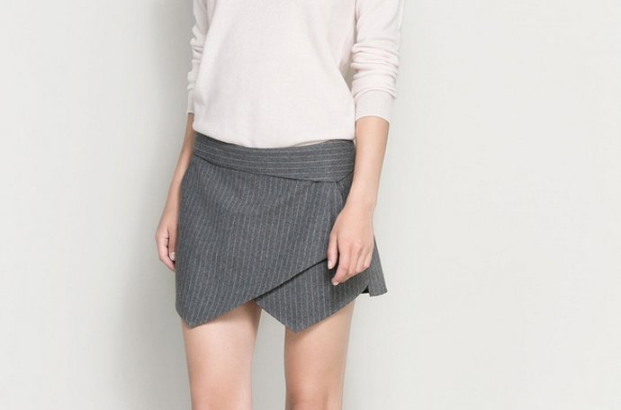 Amancio Ortega triunfa con la falda pantalón cruzada de Zara