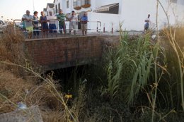 Foto del arroyo del Pilar en Cartaya (Huelva).