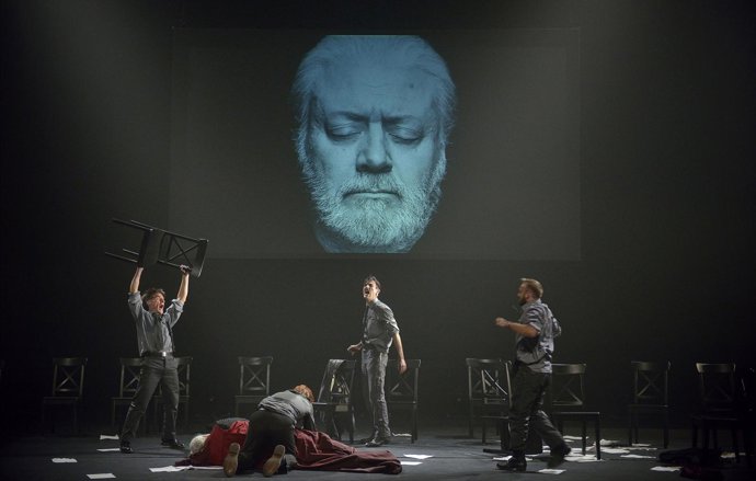 Imagen de la interpretación de 'Julio César' de Shakespeare.