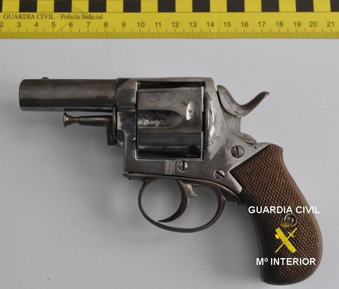 El revólver intervenido