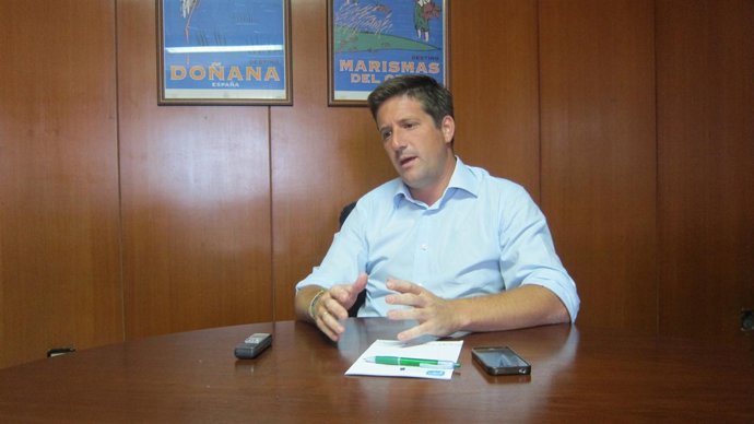 El secretario general del PP de Huelva, Guillermo García Longoria.