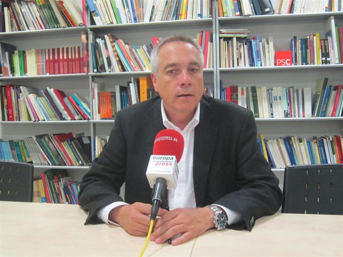 El primer secretario del PSC, Pere Navarro