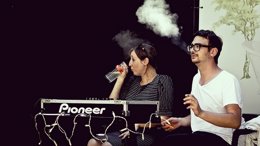 Beber, fumar, bebiendo, fumando, tabaco y alcohol