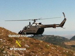 Imagen del senderista accidentado