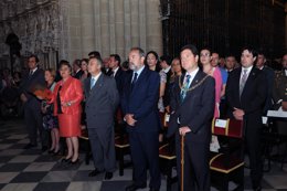 Page en la misa del sagrario