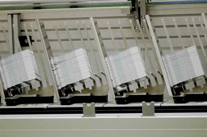 Fabricación De Billetes De Euros En La Fábrica Nacional De Moneda Y Timbre