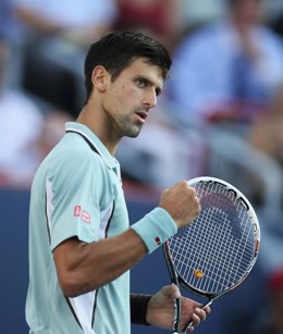 El tenista serbio Novak Djokovic