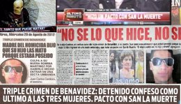 Portada triple asesinato