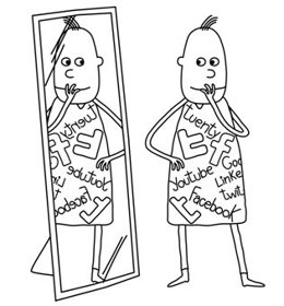 Icono promocional de la reputación online