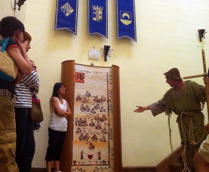 Visitas teatralizadas al Castillo del Papa Luna en Illueca