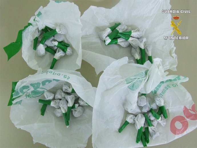 Heroína intervenida en Cenicero