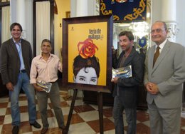 Damián Caneda, Alberto Villén, Antonio de la Torre y Francisco de la Torre