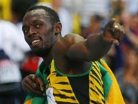 Bolt gana los 200 metros en Mundial de Moscú