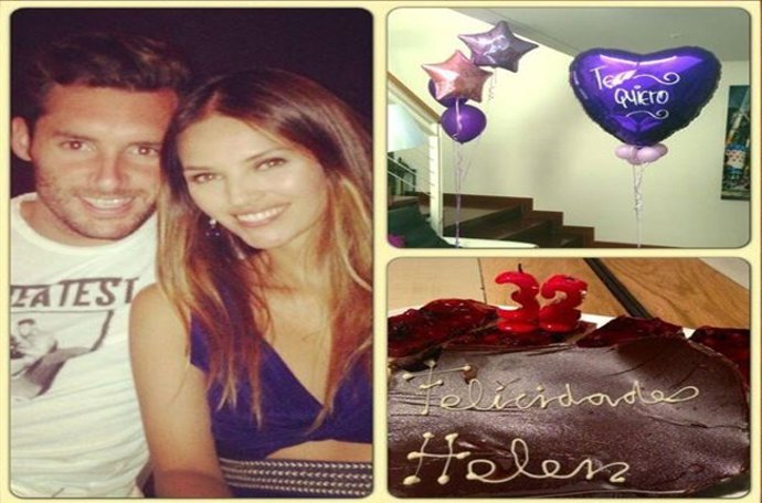 Helen Lindes cumple 32 años y Rudi la felicita