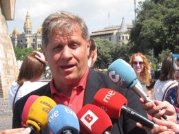 Alberto Fernández en declaraciones a los medios
