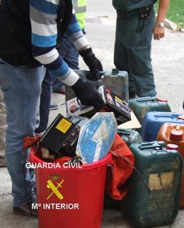 Material intervenido