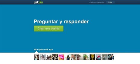 Ask.Fm pantallazo