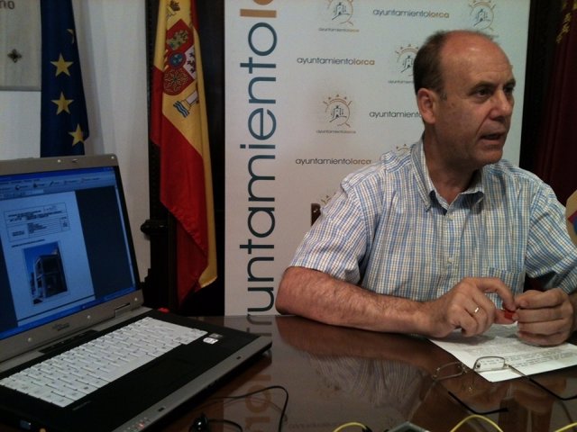 El Concejal de Urbanismo del Ayuntamiento de Lorca, José Joaquín Peñarrubia