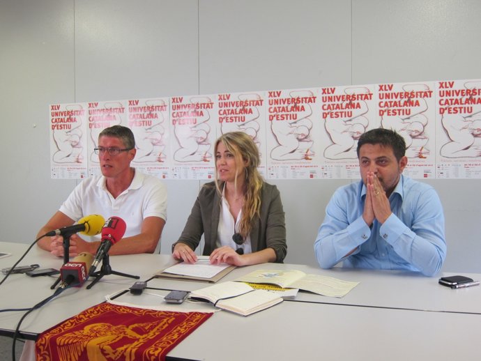 A.Guadanigni (Veneto Stato), A.Arqué (UCE) y L.Polo (Veneto Stato)