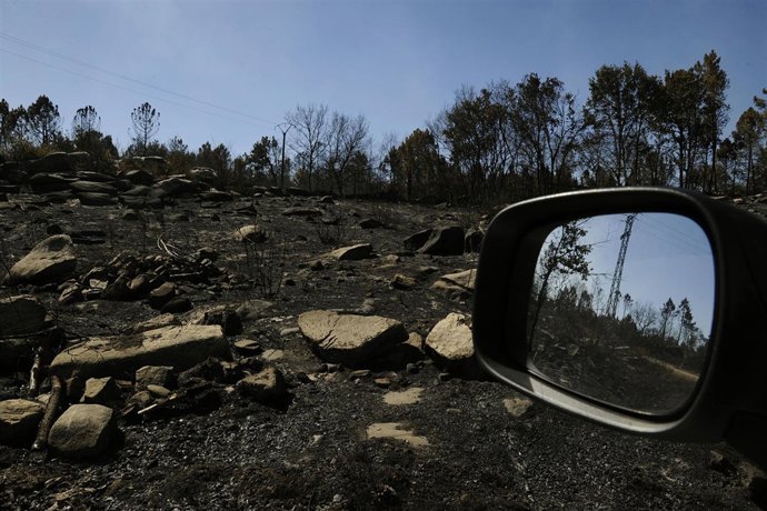 Incendio en Vilamarín (Ourense)