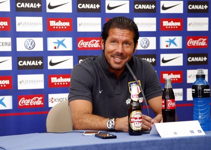 Diego Pablo Simeone en rueda de prensa