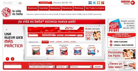 Web La vida es bella 