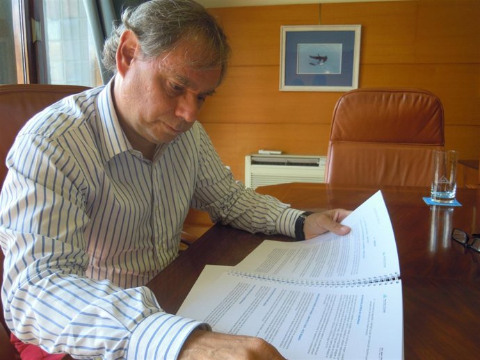 El director gerente del Consorcio de Aguas, Pedro Barreiro