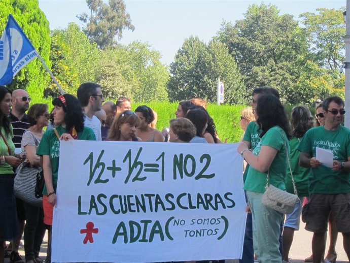 Manifestación educación