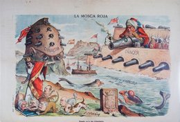 Imagen de la muestra sobre revistas satíricas