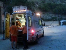 Senderista rescatado en el río Chíllar