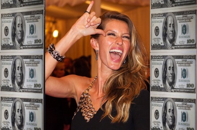 Gisele Bündchen mejor pagada