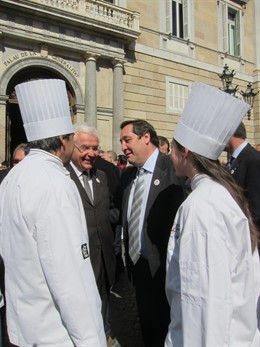 Mascarell Y Pelegrí En La Candidatura Por La Cocina Catalana Patrimonio De La Hu
