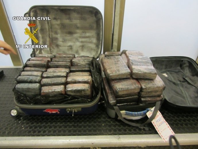 Imagen de la droga incautada