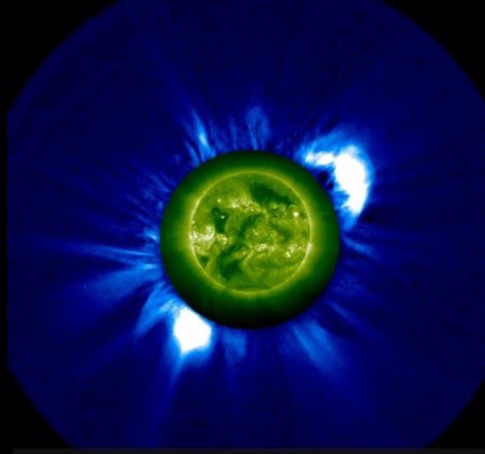Imagen captada por SOHO (ESA y NASA)